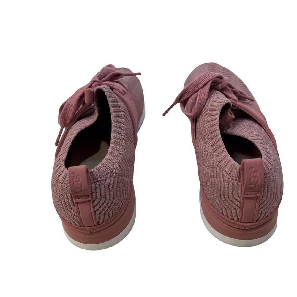 UGG Willows Sneaker Pink Knit Size 7 Lifestyle Sporty Gym Shoe Treadlite - Picture 5 of 11